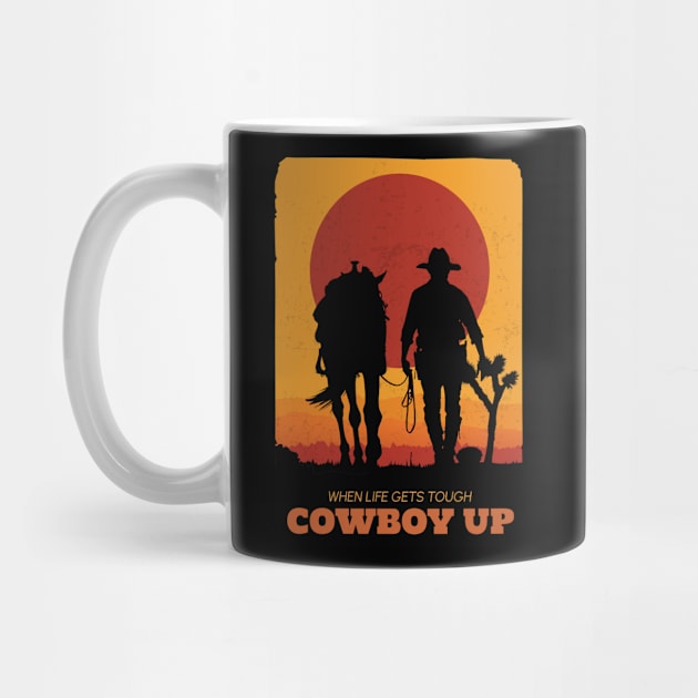 Vintage Cowboy by KewaleeTee